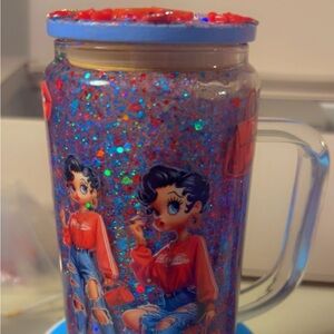 Glittery Cartoon Character Mug